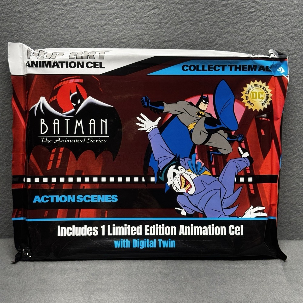 DC Batman The Animated Series Limited Edition Animation Cel 8 x 10 Action Scenes
